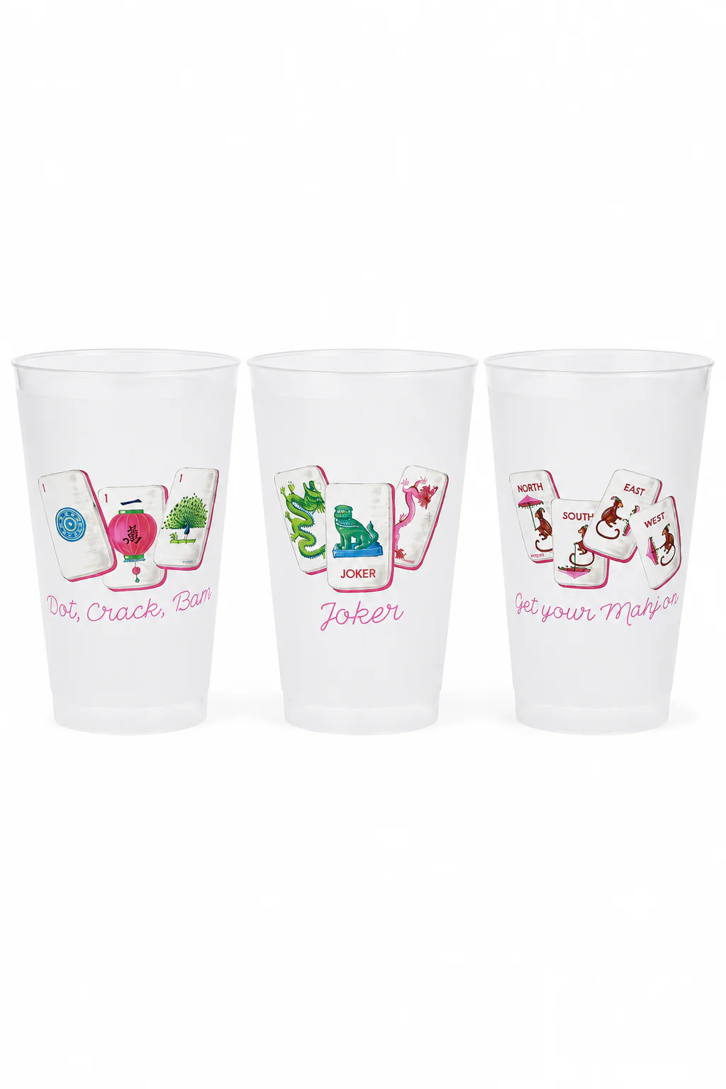 Set Of 8 Plastic Cups