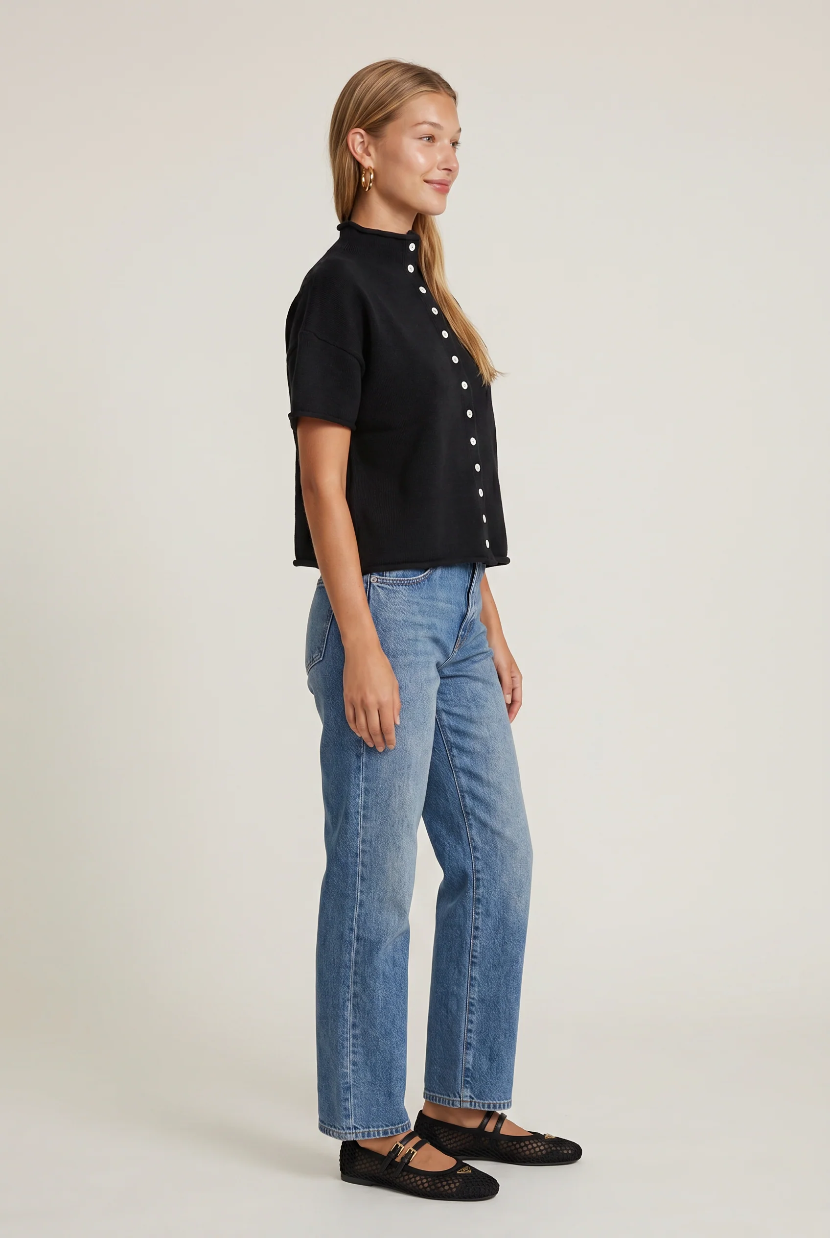 Shine Me Blind Me Short Sleeve Cardigan - Image 3