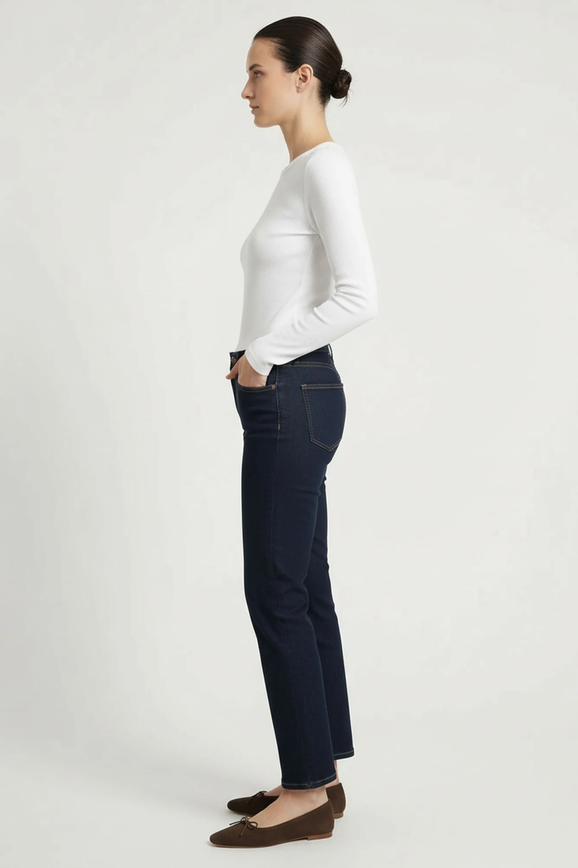 Sienna Luxe Rib Crop Long Sleeve - Image 3