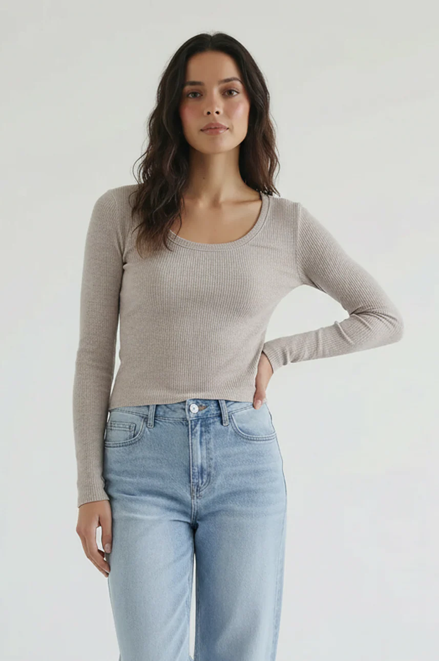 Sirena Ribbed Long Sleeve - Image 10