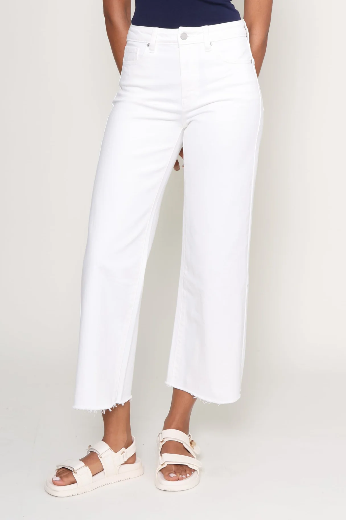 Slim Wide Leg Jeans - Image 9