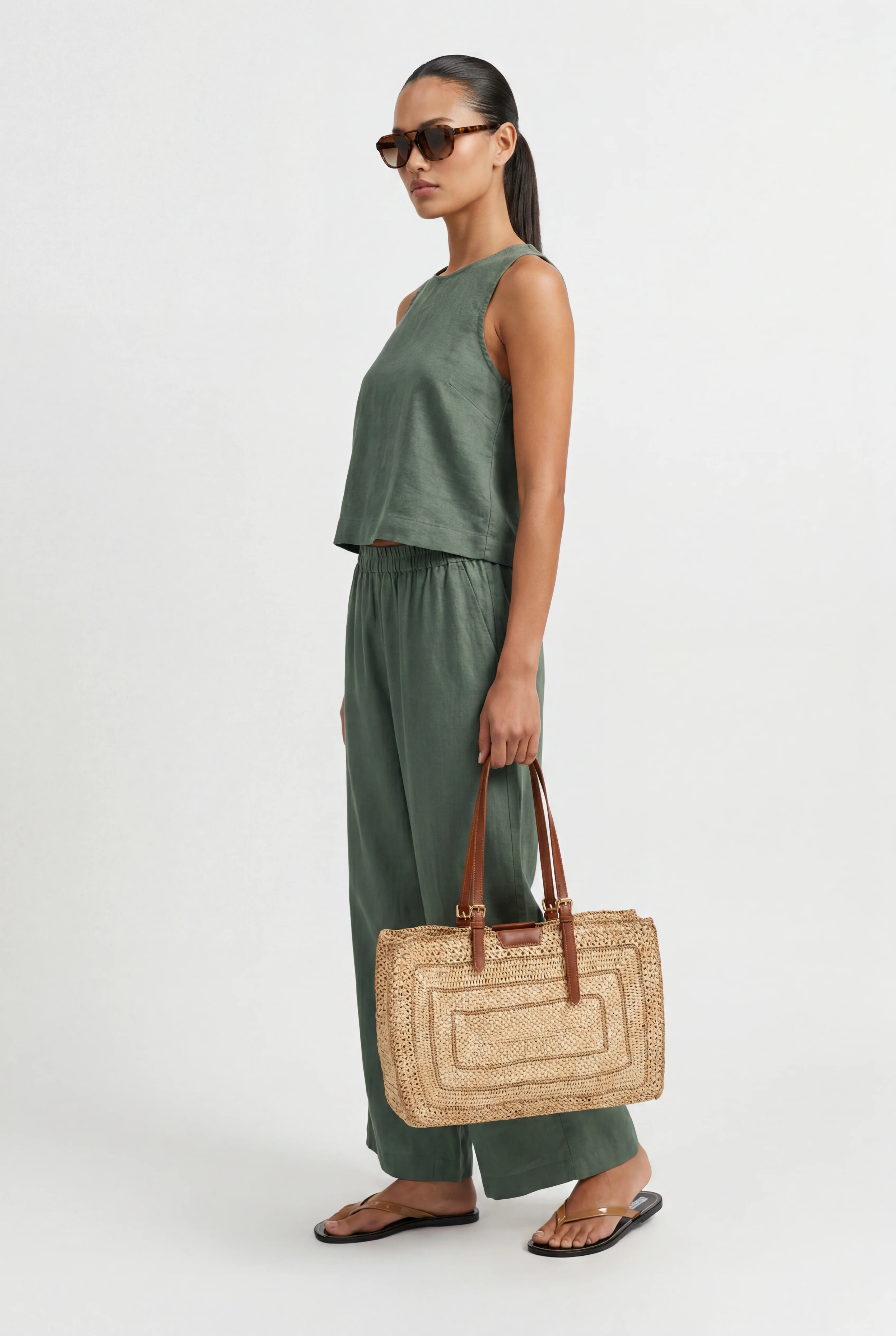 Sloane Linen Top - Image 3