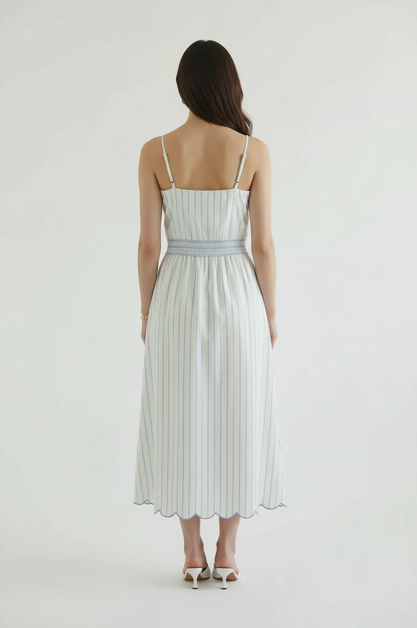 Sofie Stripe Poplin Dress - Image 4