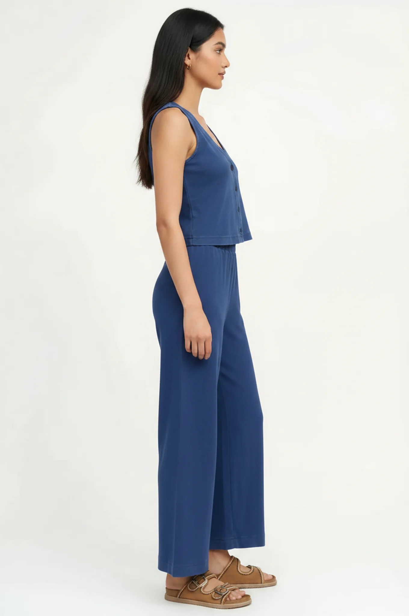 Solace Jersey Denim Top - Image 3