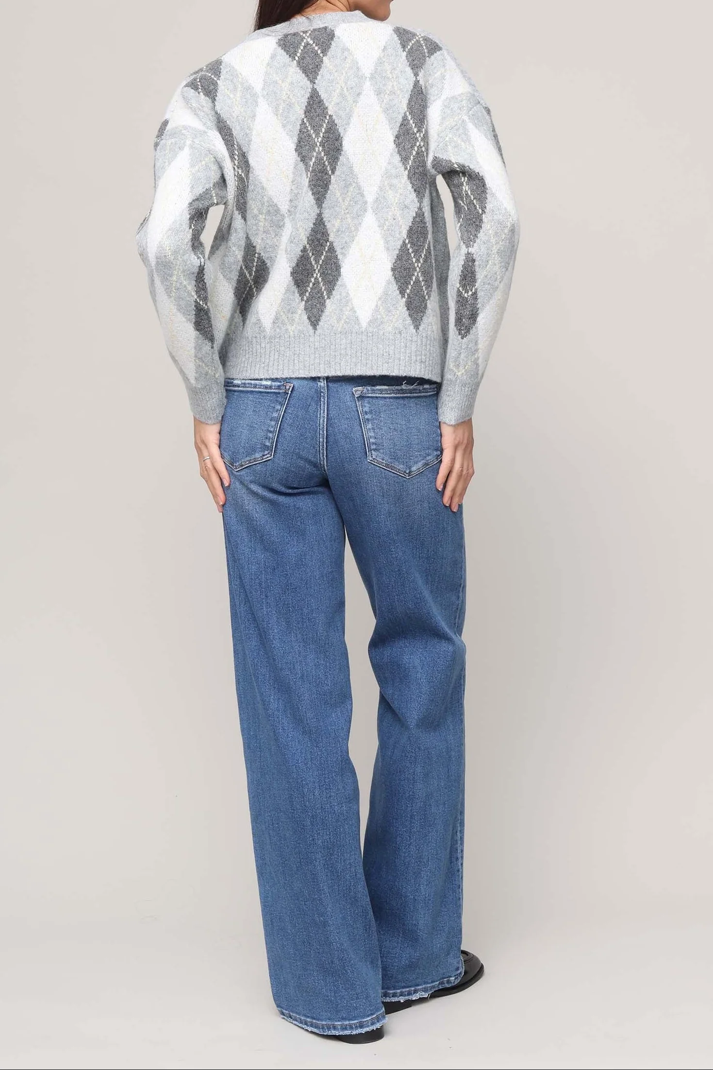 Split Decision Argyle Sweater - Image 4