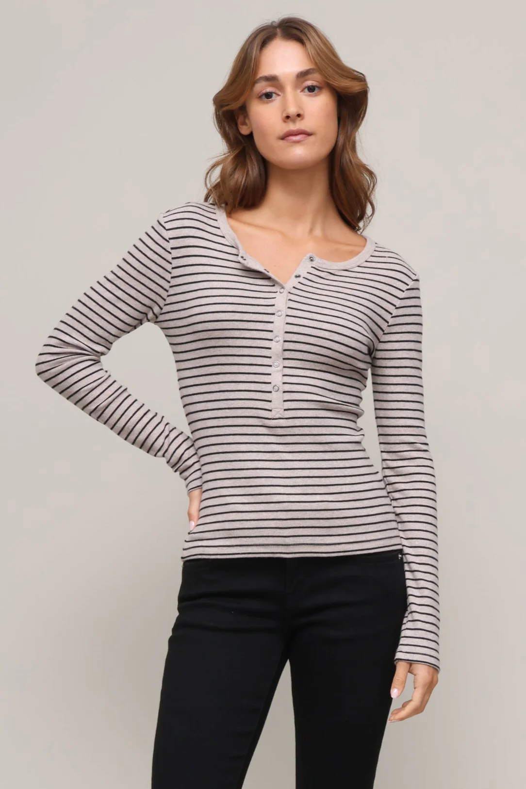 Stella Stripe Henley