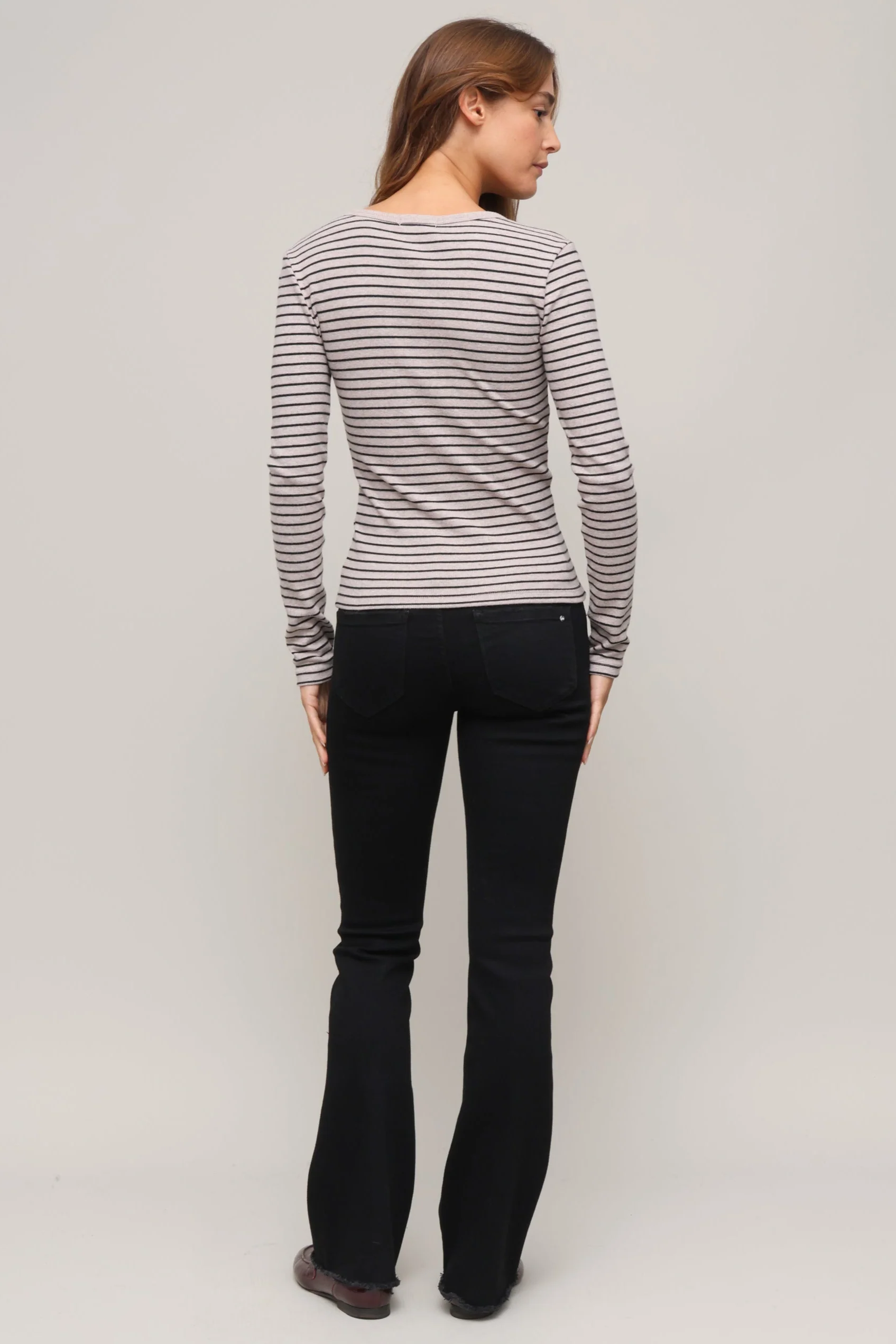 Stella Stripe Henley - Image 4