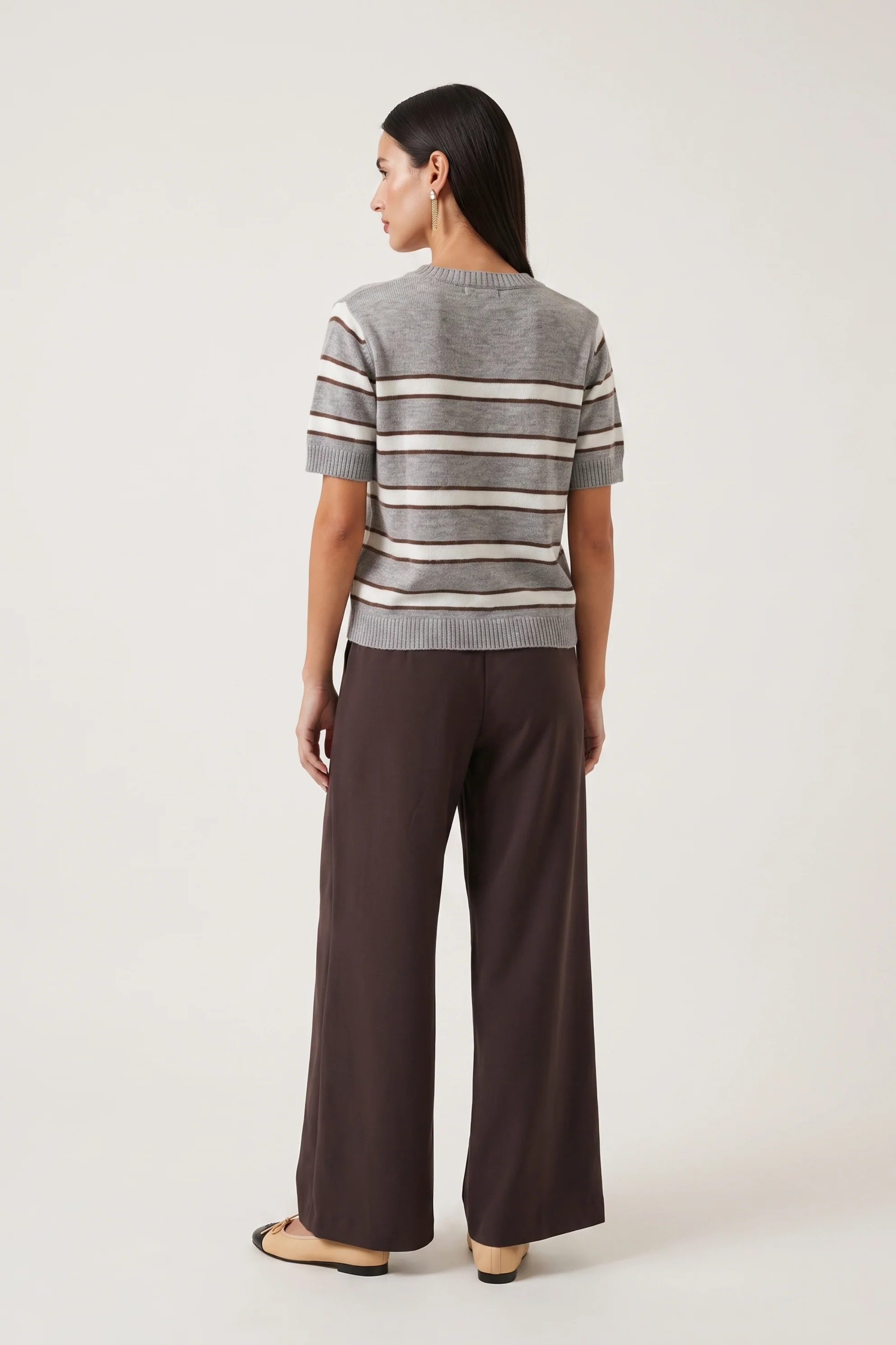 Flatiron Stripe Short Sleeve Sweater - Image 4