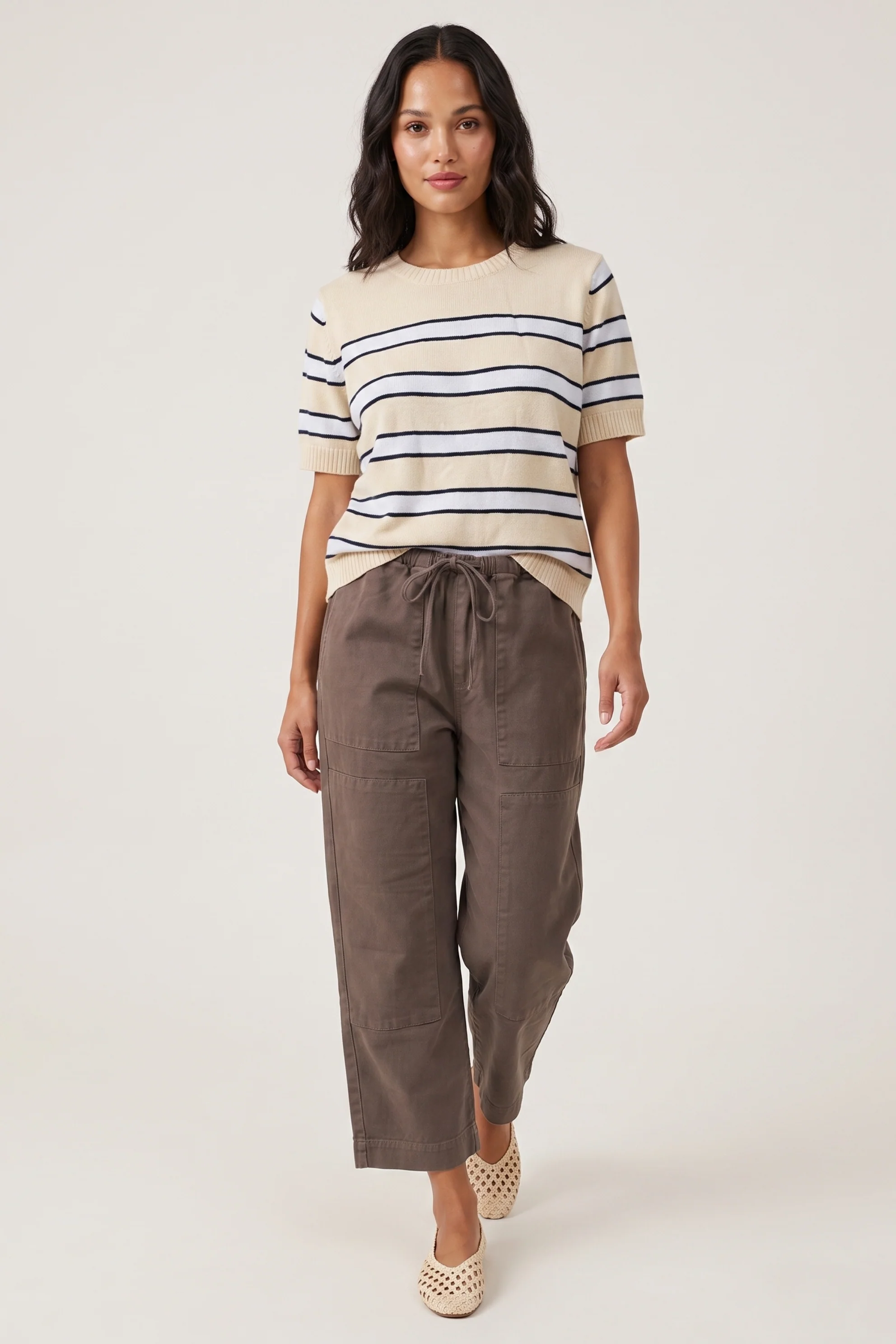 Flatiron Stripe Short Sleeve Sweater - Image 6