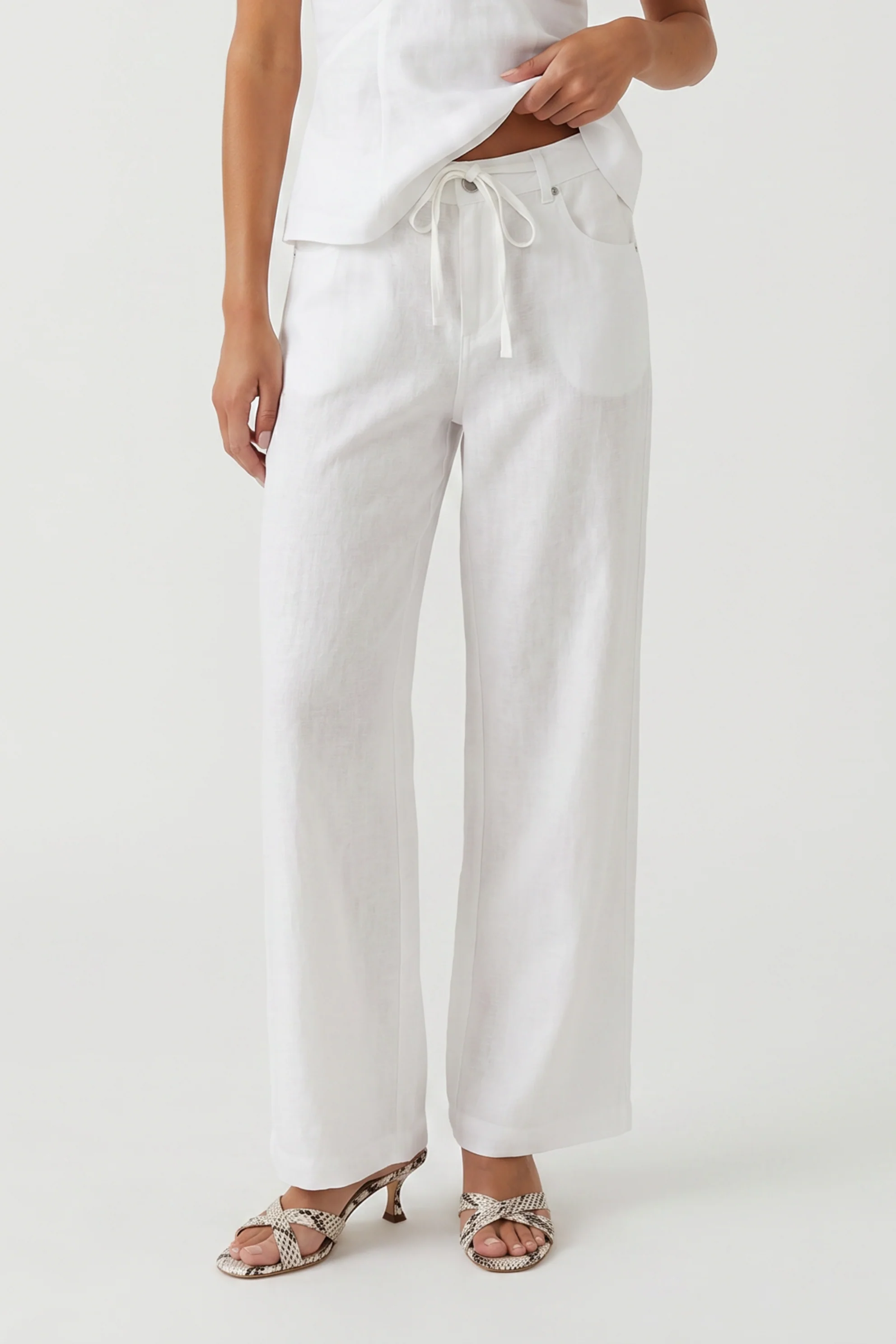 Summerhouse Linen Pocket Pants - Image 9