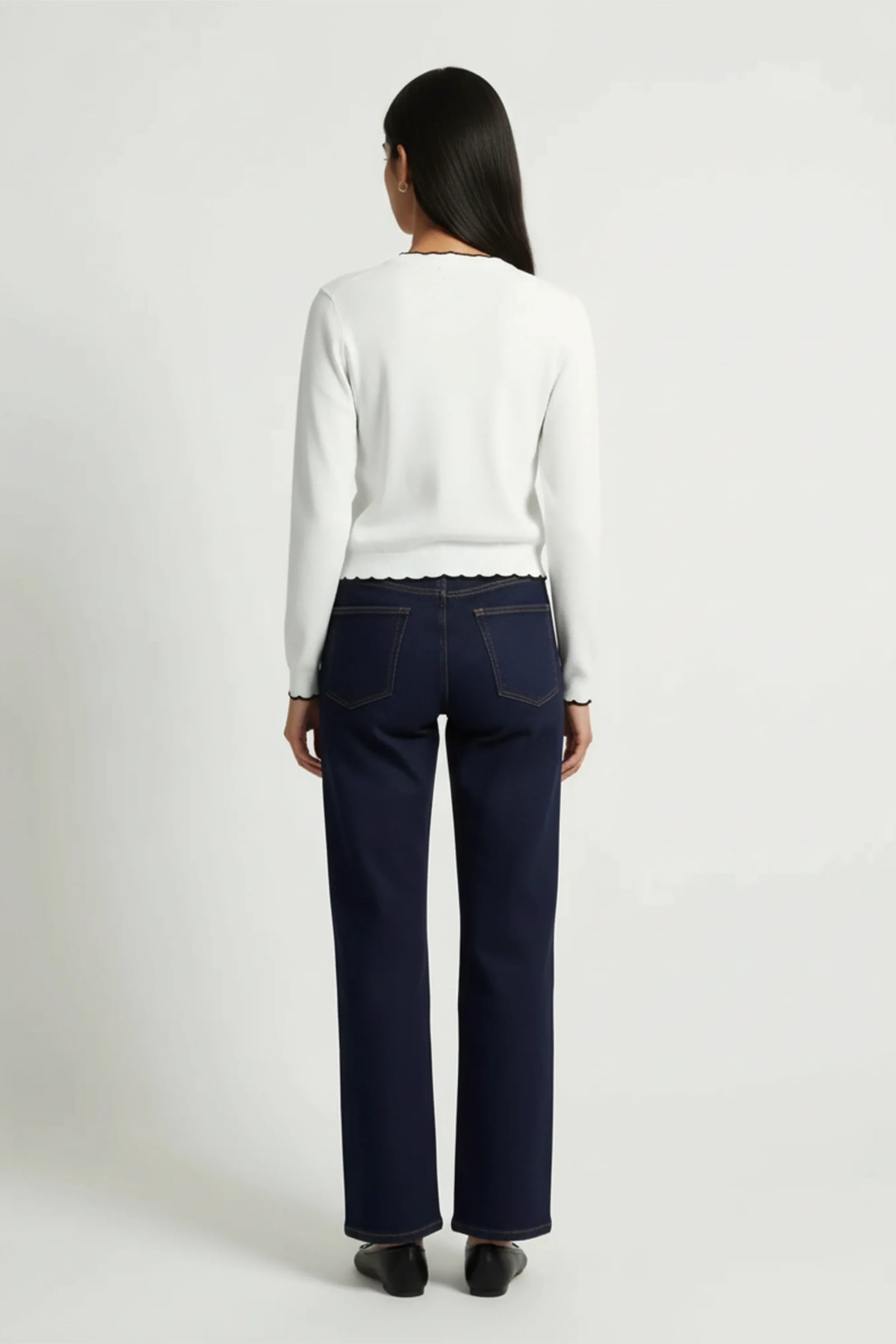 Tribeca Scallop Cardigan - Image 8