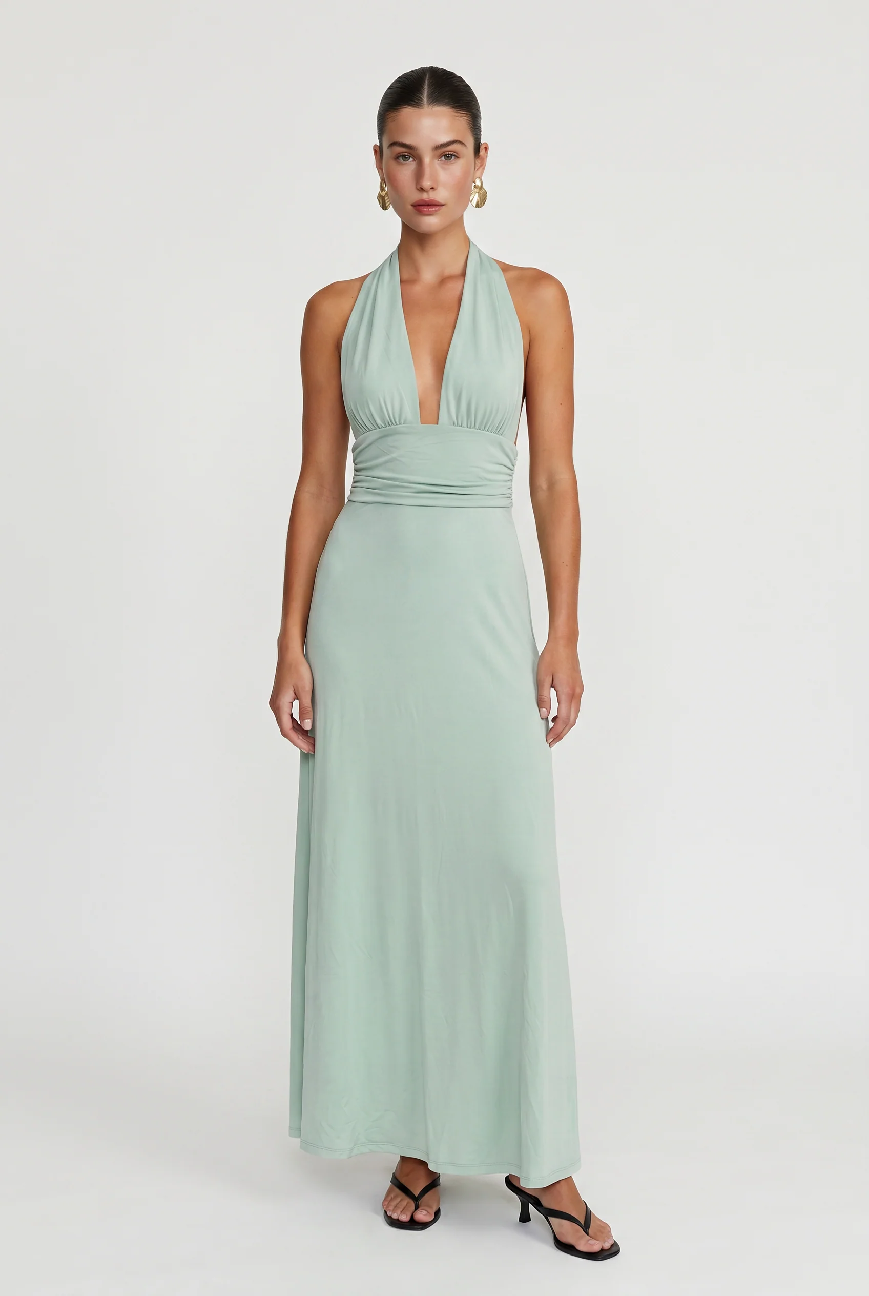 Valeria Mesh Midi Dress - Image 5