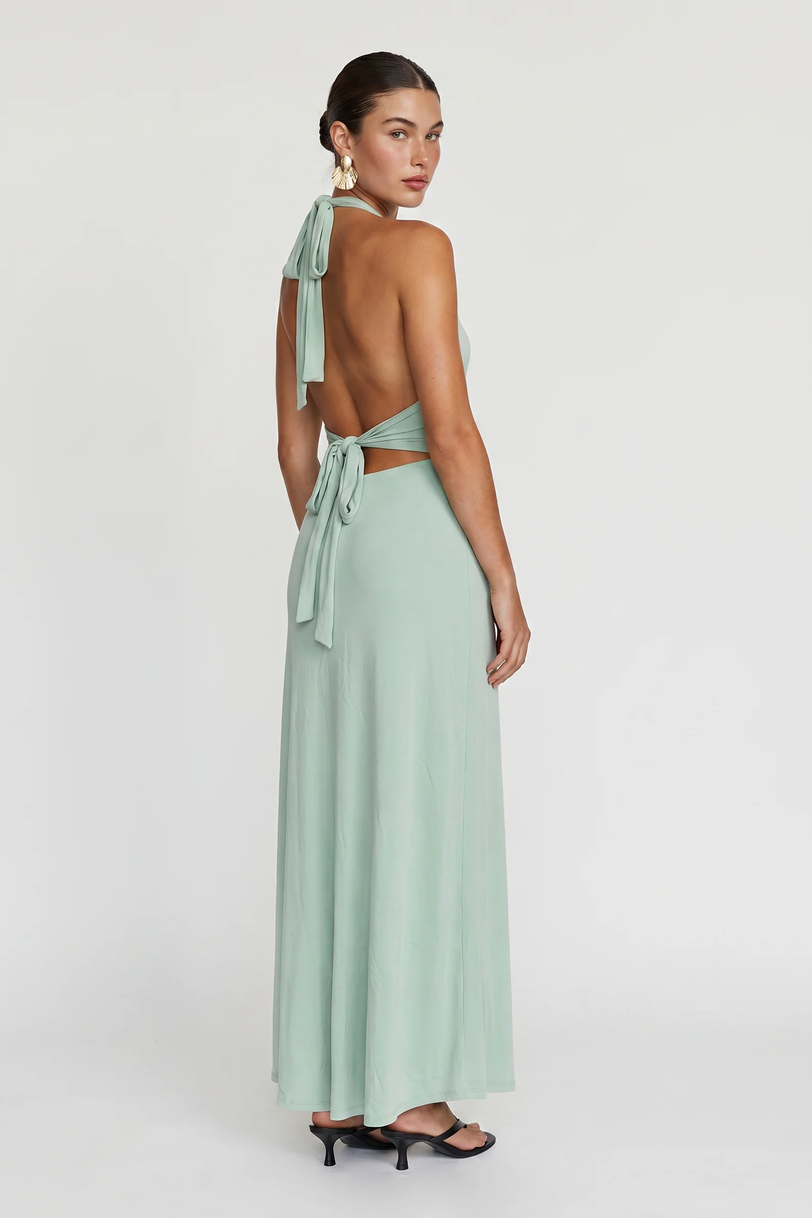 Valeria Mesh Midi Dress - Image 8