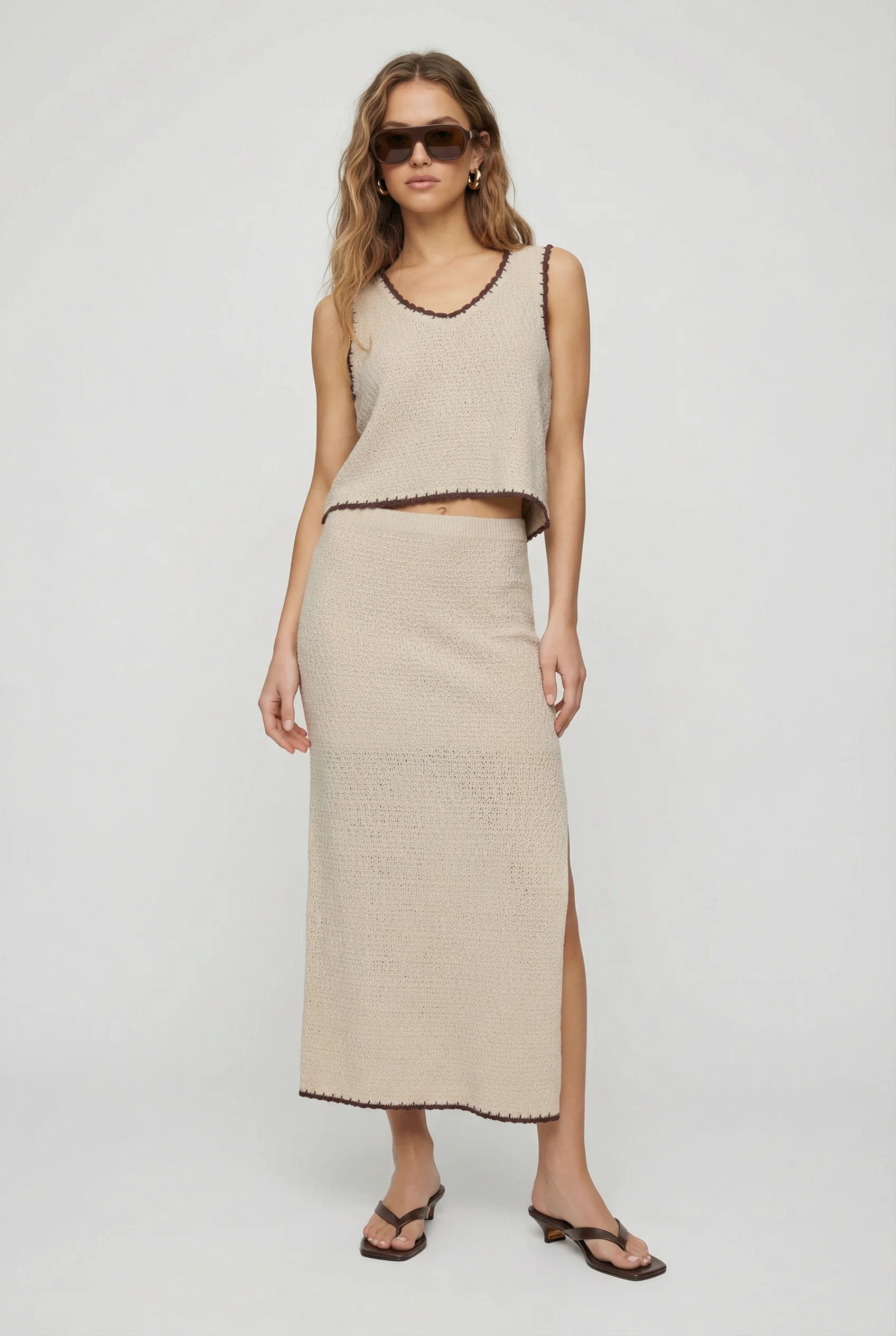 Yessenia Whipstitch Skirt - Image 3